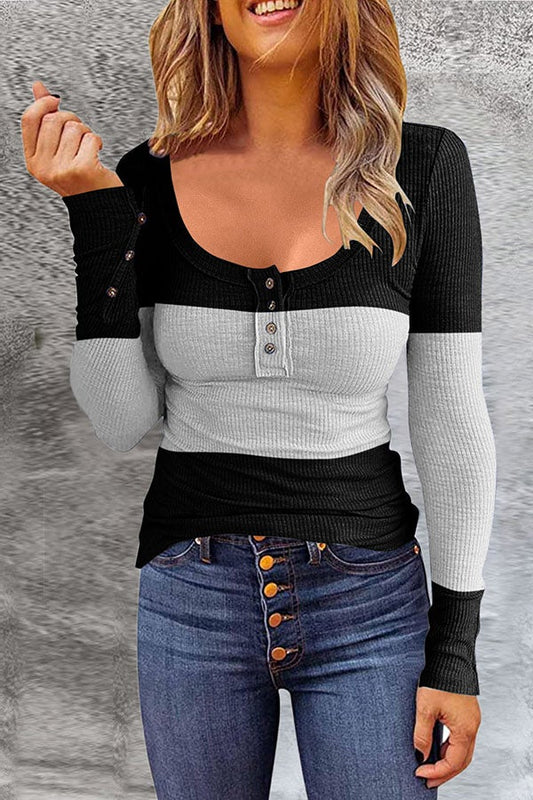 Brunonia® | Striped Blouse With Long Sleeves