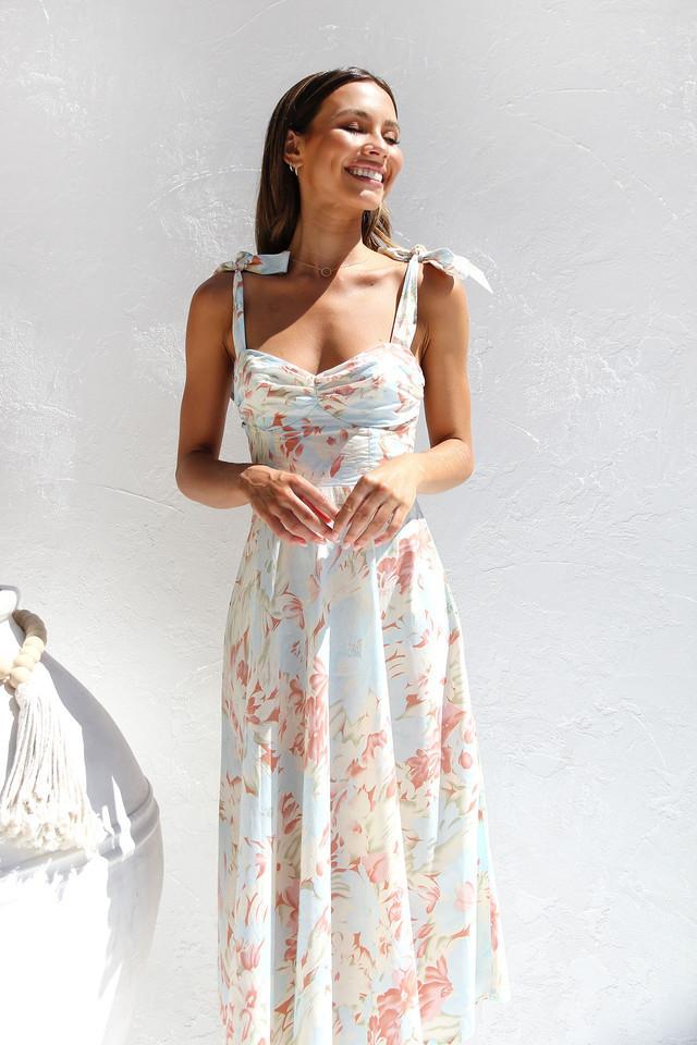 Otilia® | Printed Midi Dress With Straps