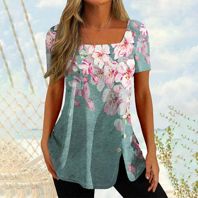 Olivia® | Beautiful Floral Blouse
