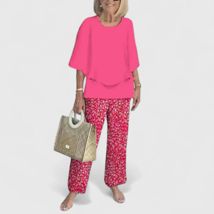 Bella | Women's Relaxed Fit Two-Piece Pant Set