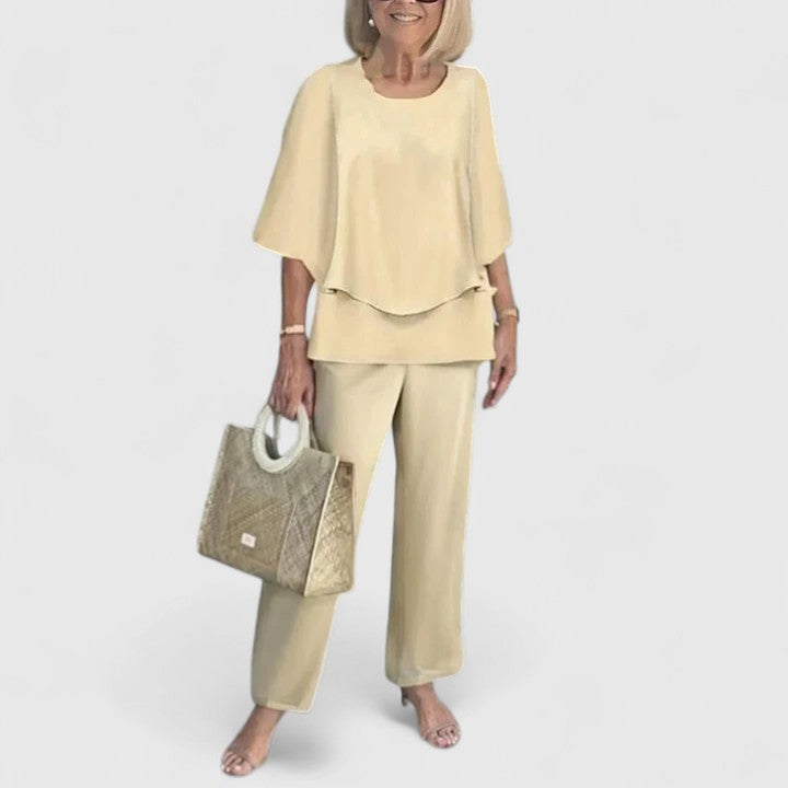 Bella | Women's Relaxed Fit Two-Piece Pant Set