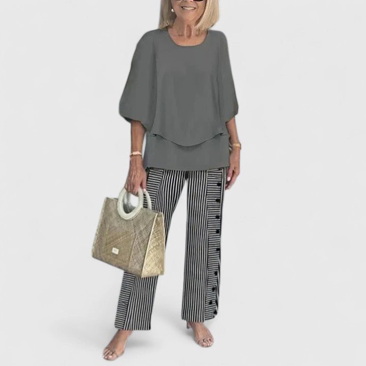 Bella | Women's Relaxed Fit Two-Piece Pant Set