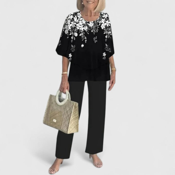 Bella | Women's Relaxed Fit Two-Piece Pant Set