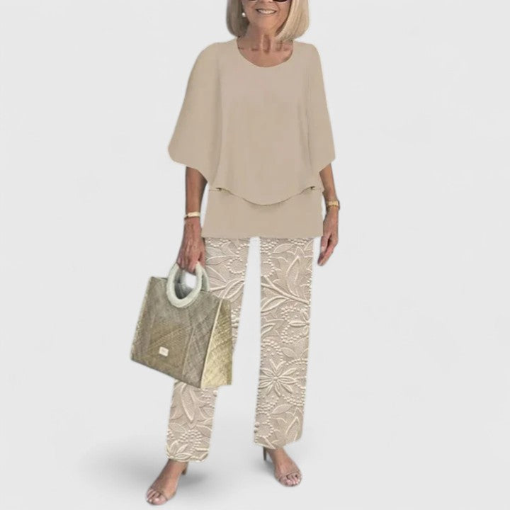 Bella | Women's Relaxed Fit Two-Piece Pant Set