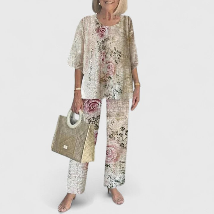 Bella | Women's Relaxed Fit Two-Piece Pant Set