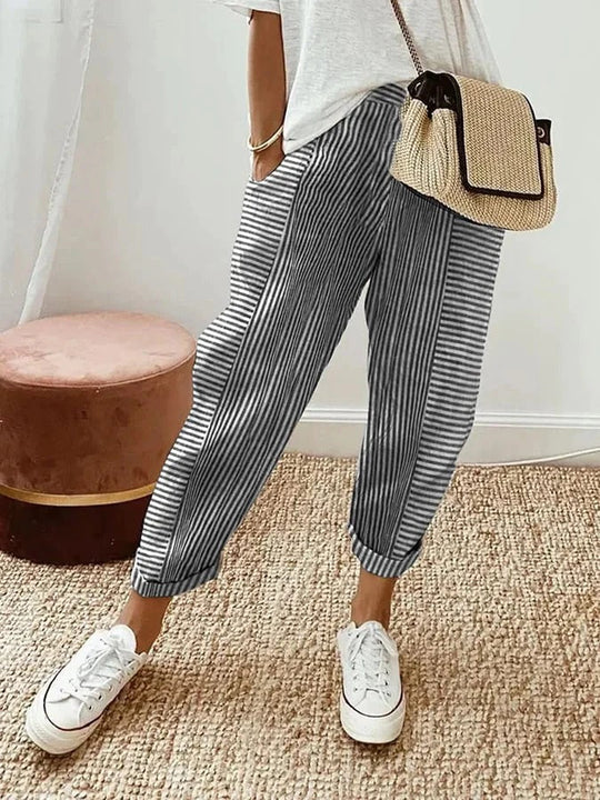 Sofia® | Striped trousers for women