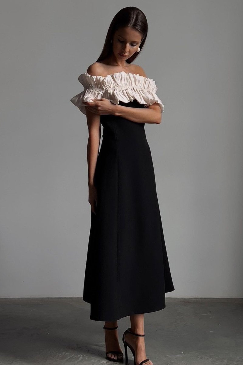 Haydée® | Off-The-Shoulder Maxi Dress With Ruffles