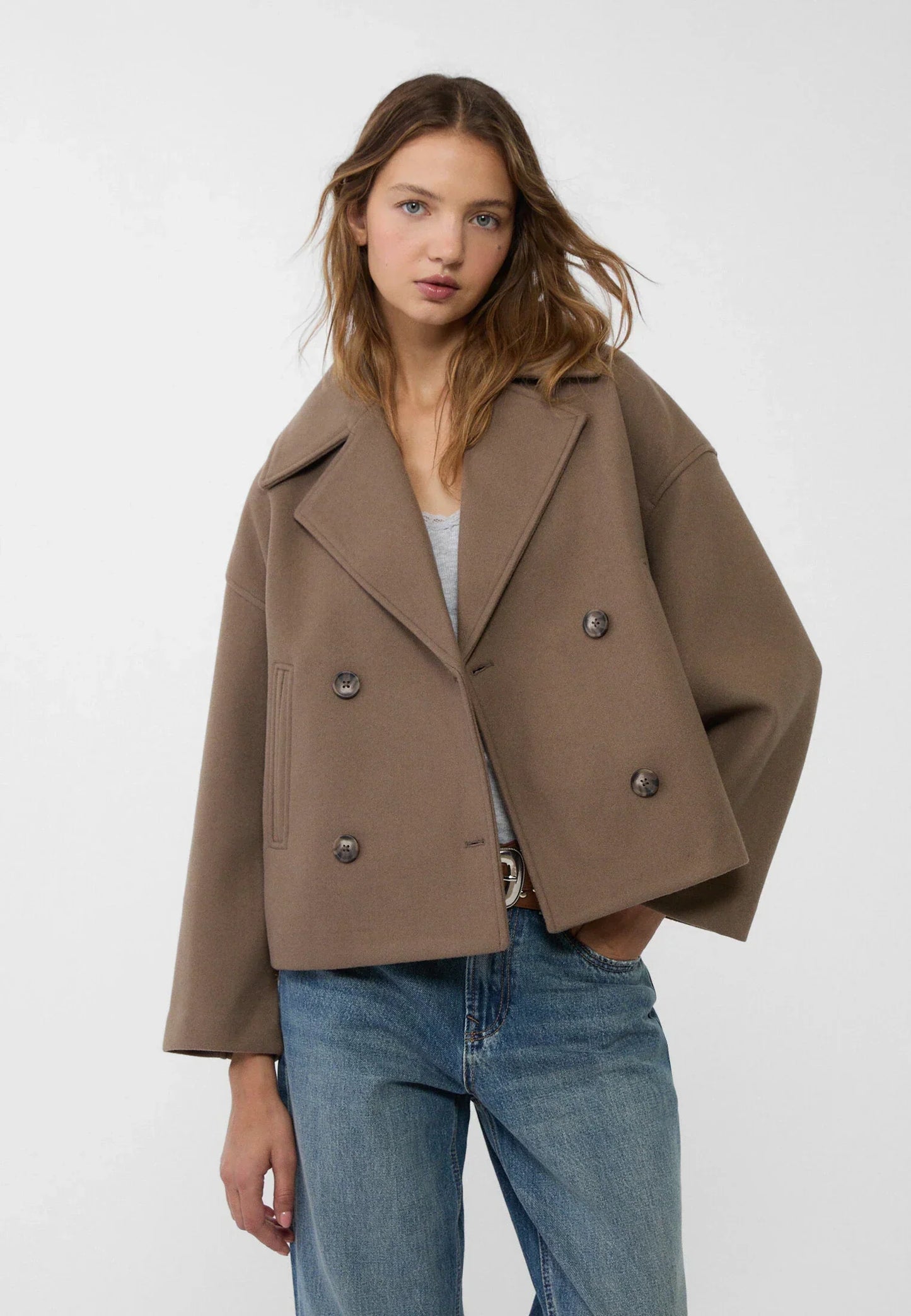 Aurora® | Short double-breasted jacket