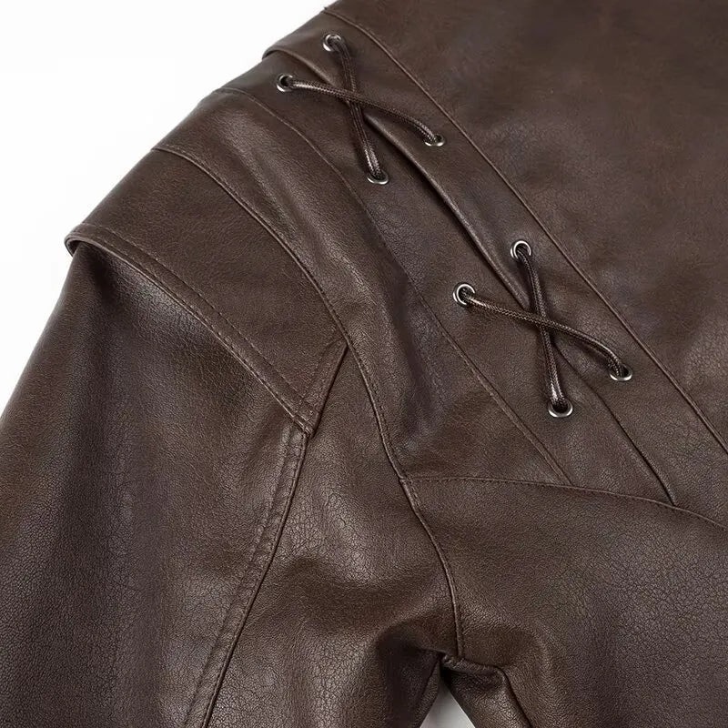Monica® | Vintage V-neck coat