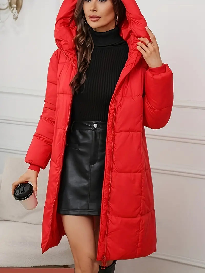 Lucrecia | Long down jacket with hood