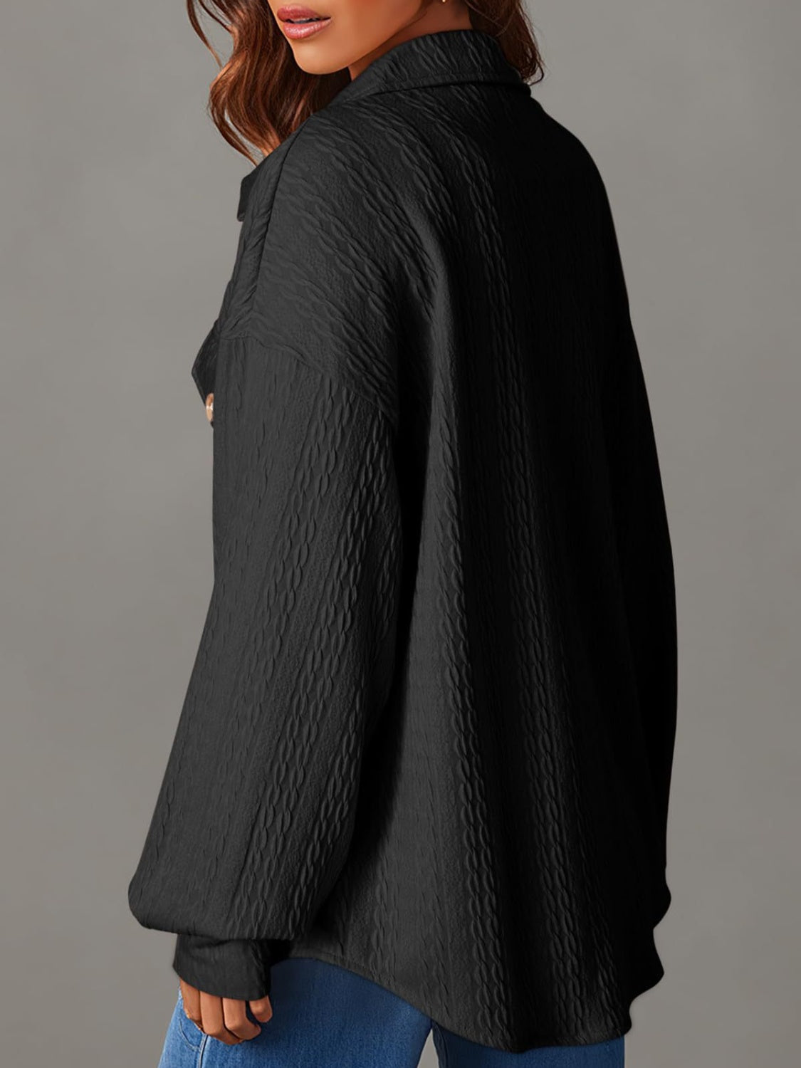 Rita | Structured long-sleeved jacket with button placket