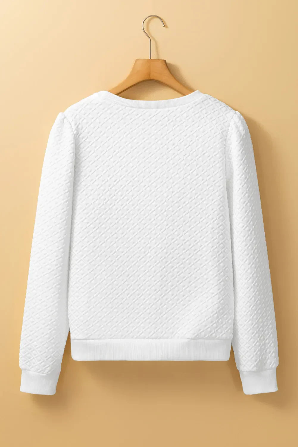 Annelie | Structured, long-sleeved top with a crew neck