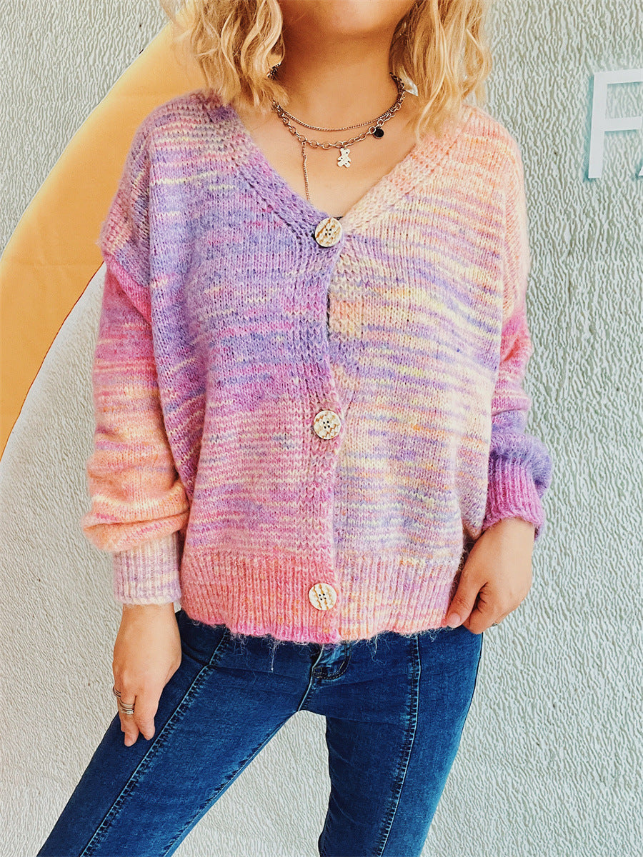 Marieke | Long sleeve cardigan with buttons