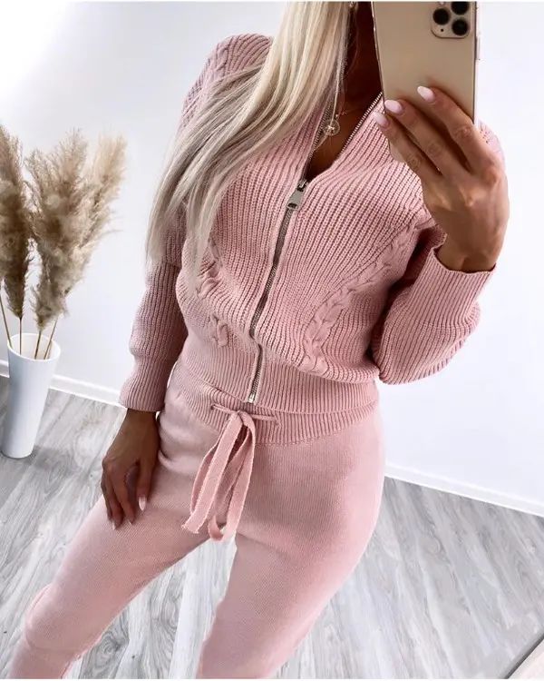 Miranda | Elegant two-piece women's outfit set for winter