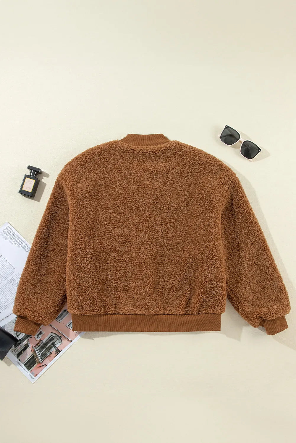 Margrit | Long sleeve jacket with snap fastening