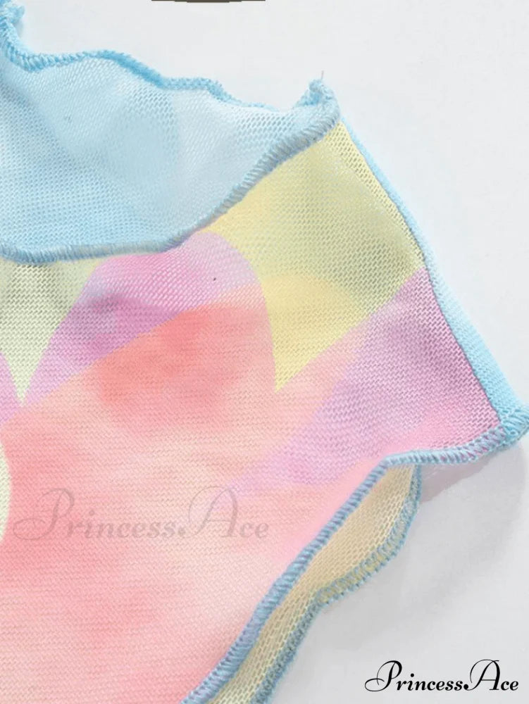 Cartoon Charming Pleated Skirt