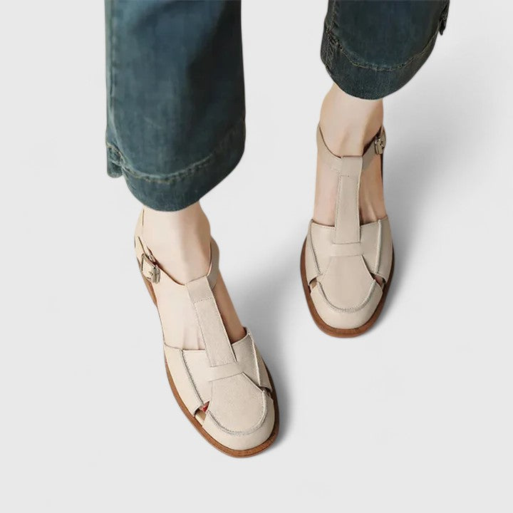 Cassandra | Orthopedic T-Strap Shoes