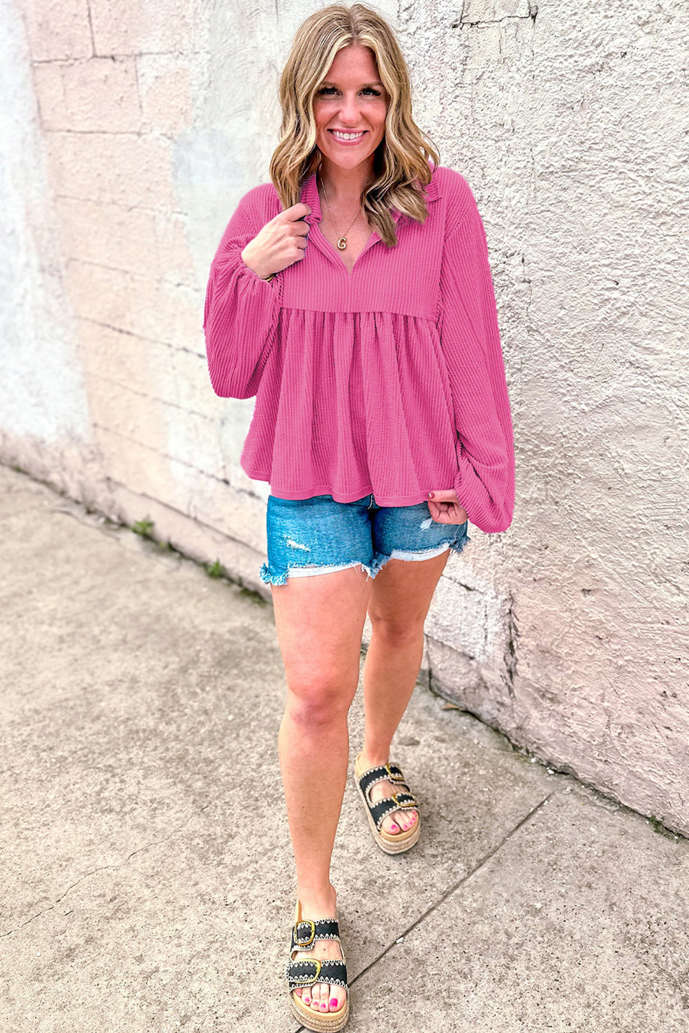 Glenda | Relaxed and timeless winter blouse
