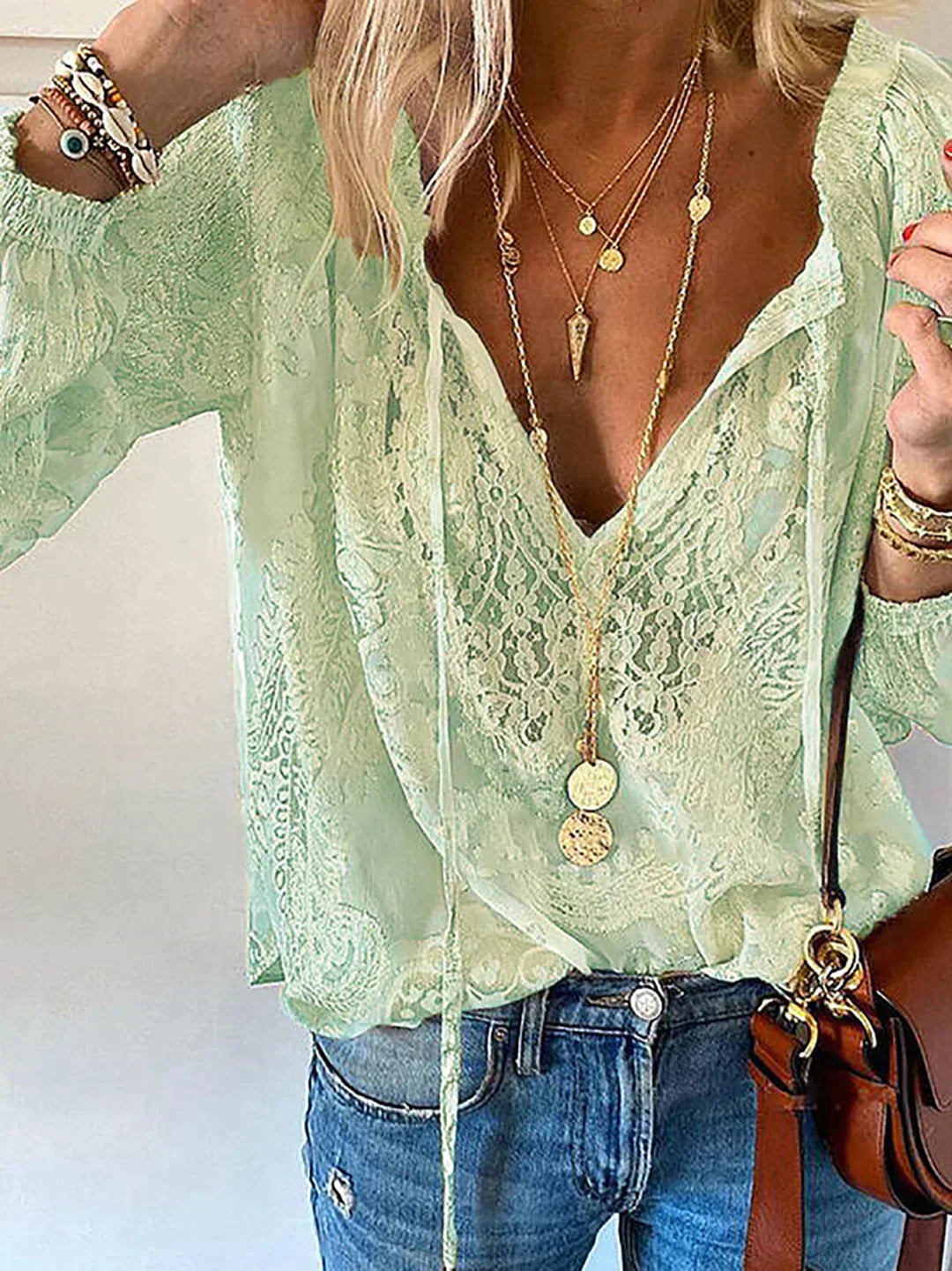 Marta® | Exclusive Blouse With Lace Decorations
