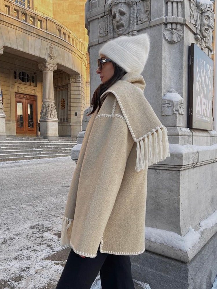 Silvia | Shawl coat