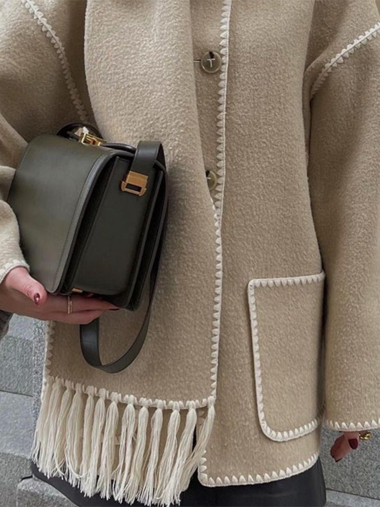 Silvia | Shawl coat