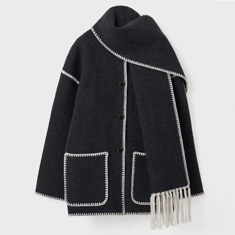 Silvia | Shawl coat