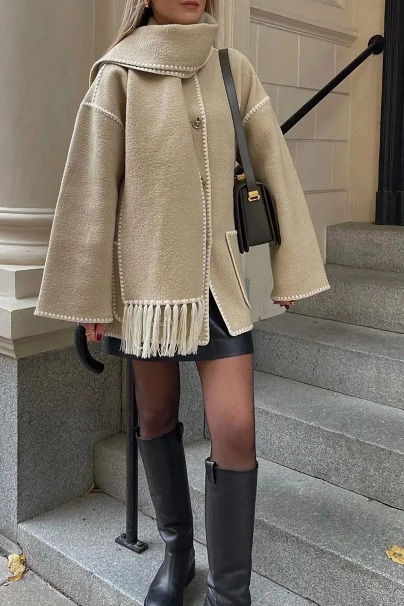 Silvia | Shawl coat