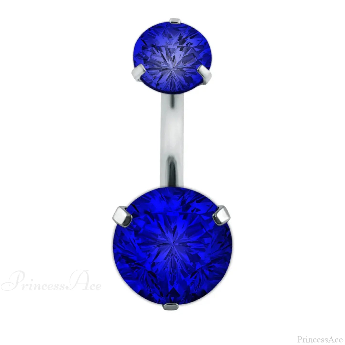 Clear Circular Medieval Surgical Belly Ring