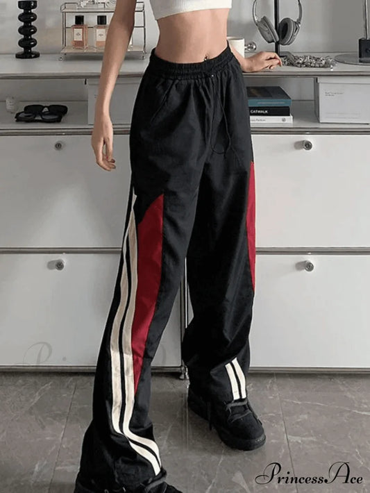 Contrast Long Graceful Sleeve Crop Top