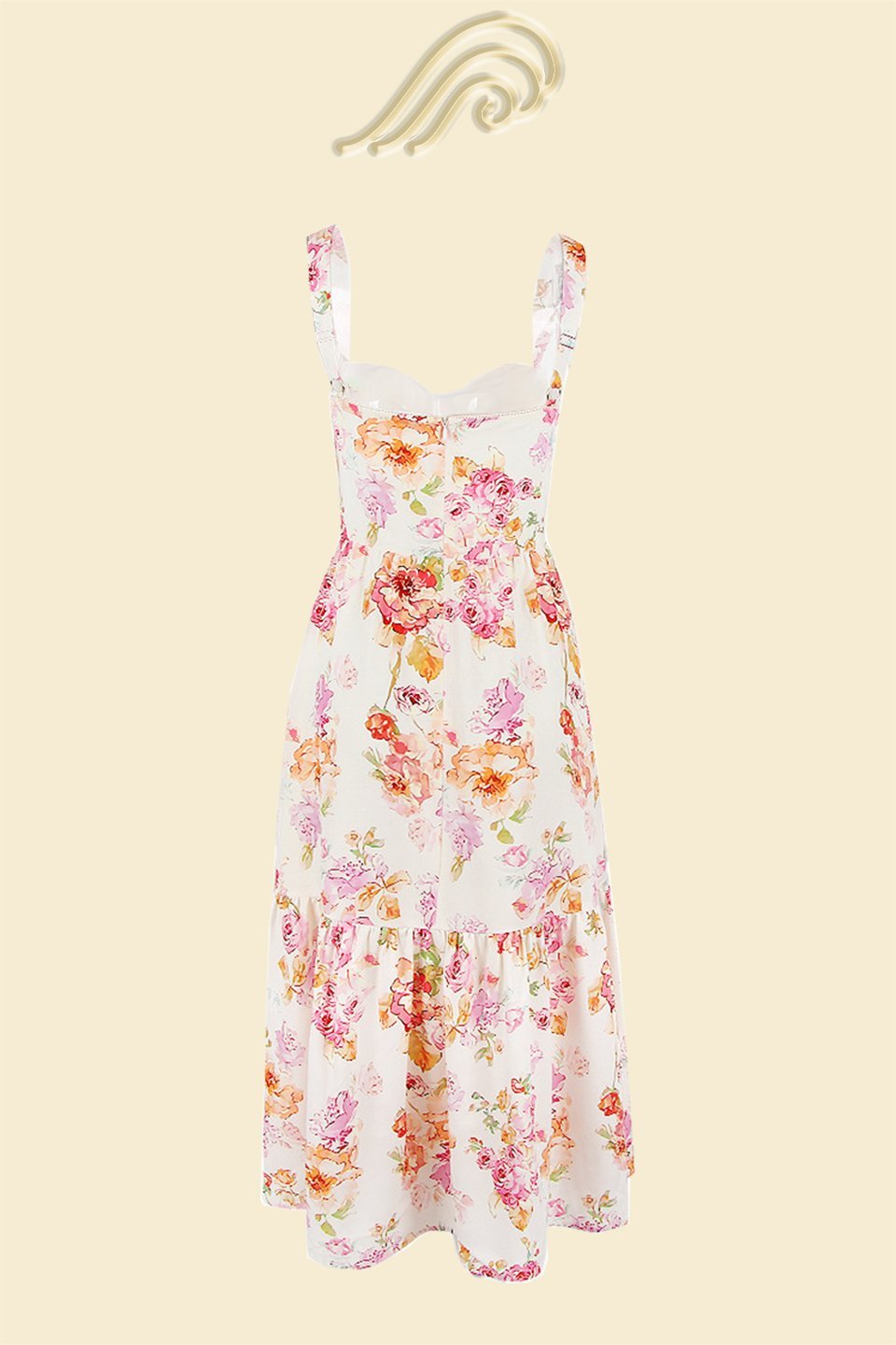 Yvonne® | Flared Midi Dress With Print
