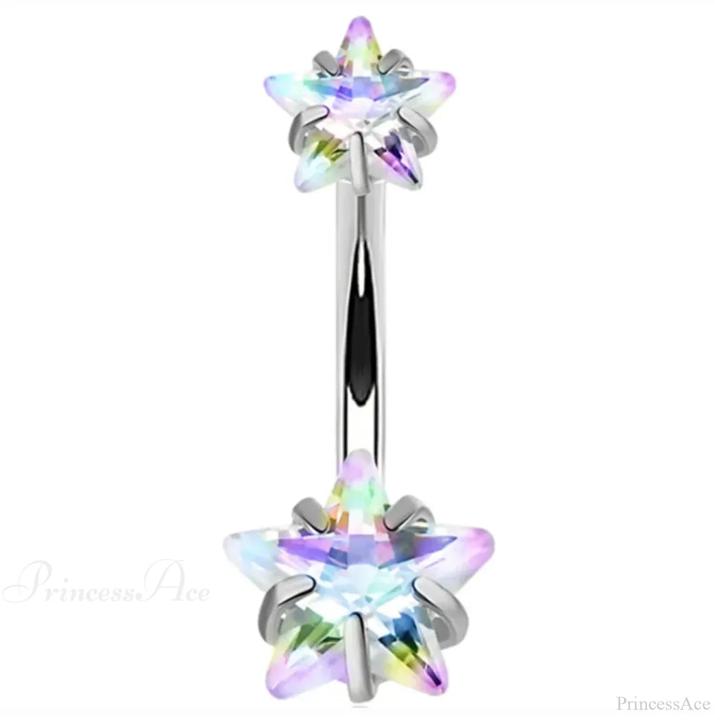 Crystal Dangle Gothic Belly Ring