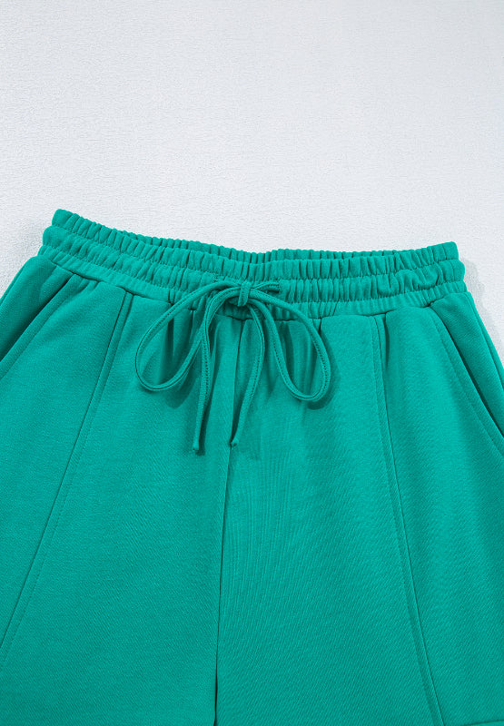 Berta | Complete set consisting of a long-sleeved crew-neck shirt and drawstring trousers