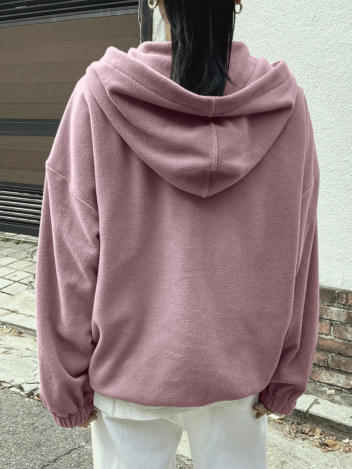 Beatriz | Mountain Quarter Zip Long Sleeve Hoodie