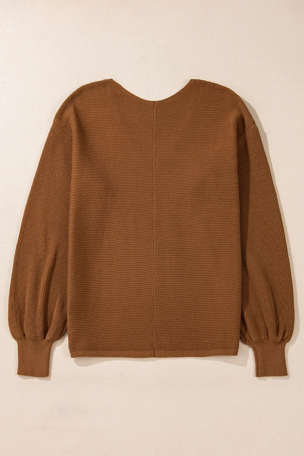 Lorena | Long-sleeved sweater with a V-neck and dropped shoulders