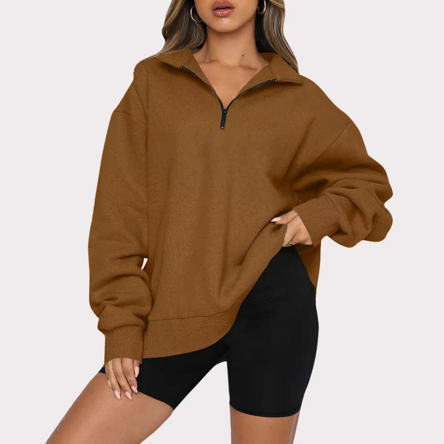 Josefa | Casual women's sweater with zip