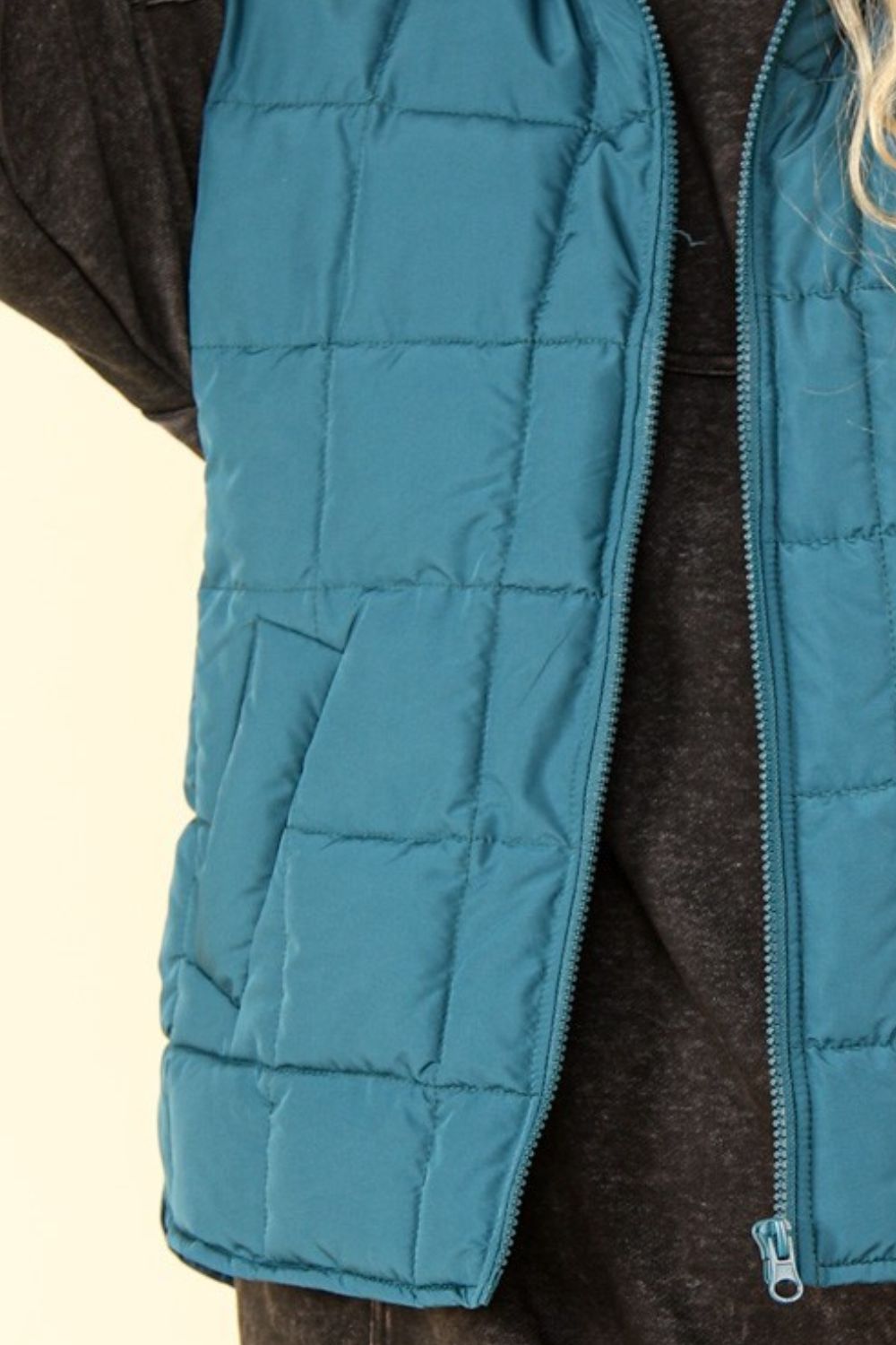 Carolin | Padded, warm vest with zip