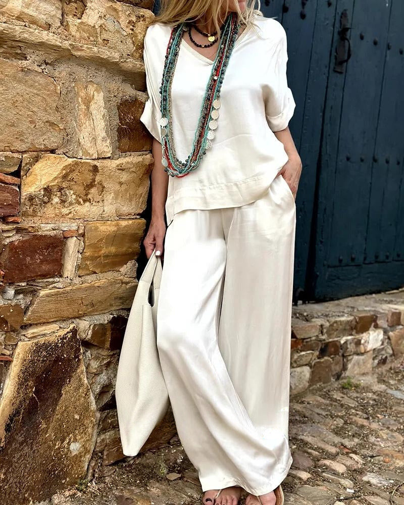 Leandra® | Blouse And Trousers In The Elegance Set