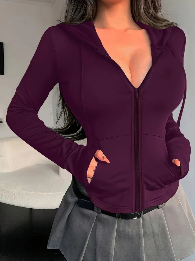 Caterina® | Cotton Zip-Up Hoodie