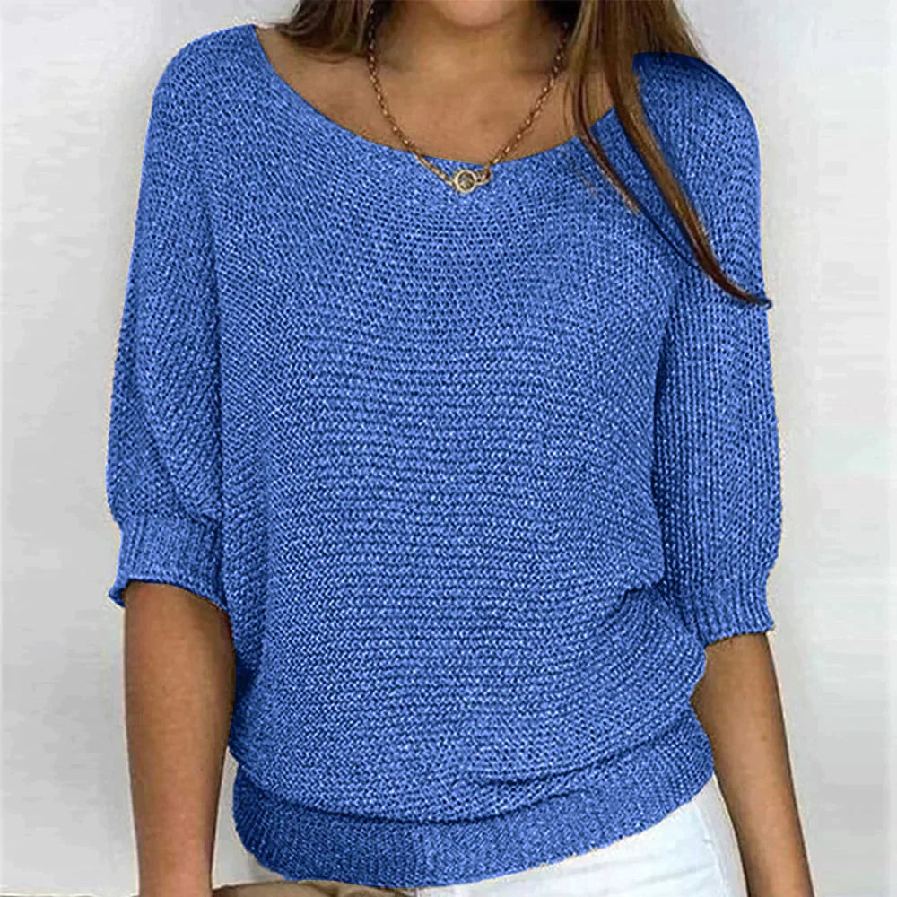 Virginia® | Sleeveless 3/4-Length Blouse With Crocodile Pattern.