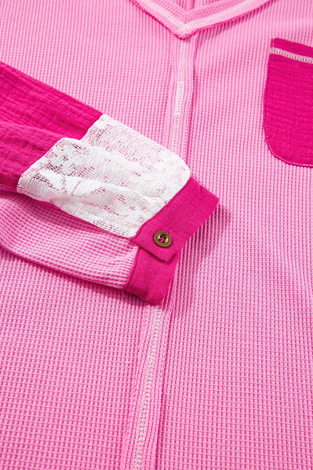 Pink | Casual and comfortable winter blouse