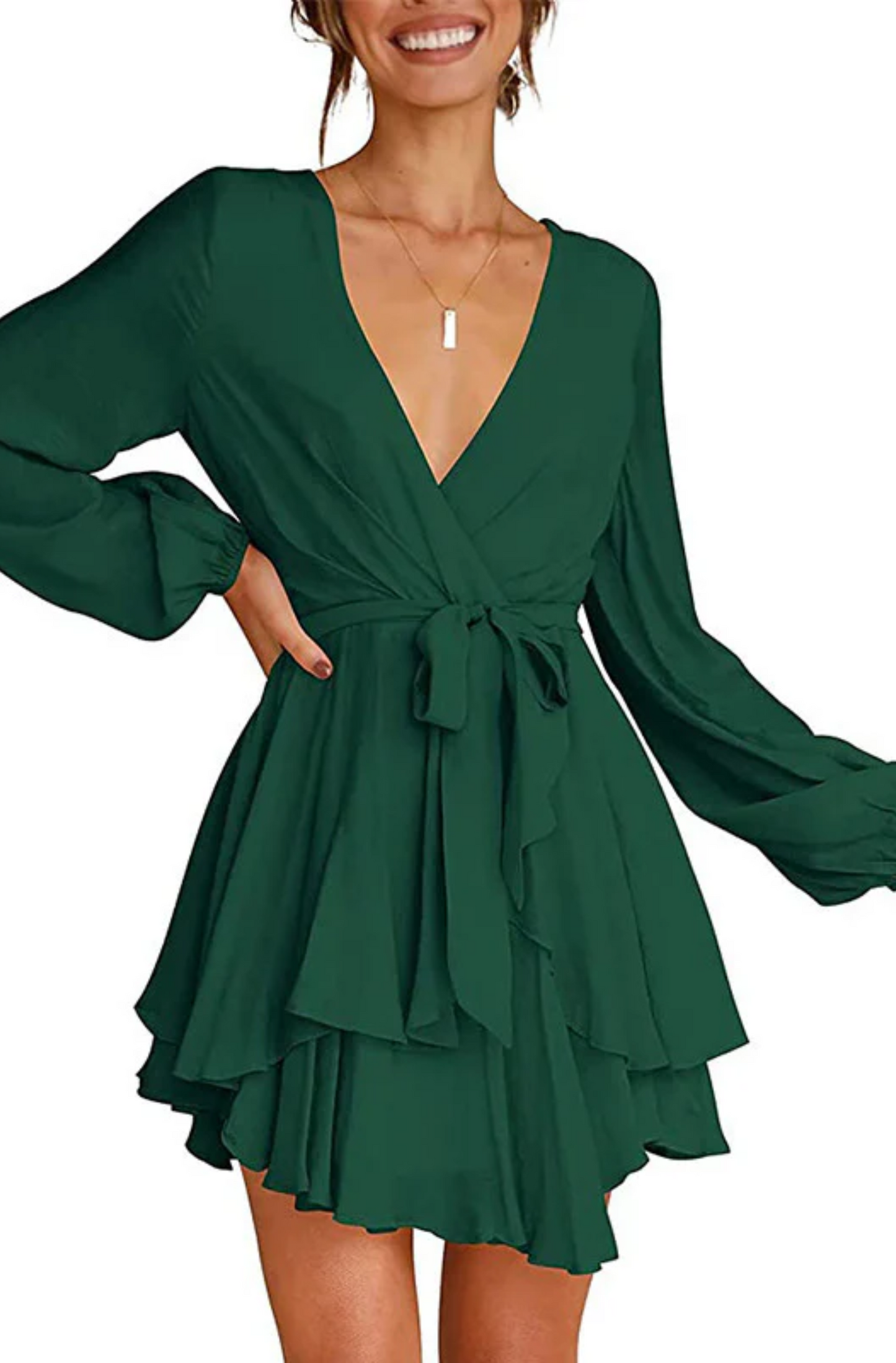 Natalia® | Summer Wrap Mini Dress