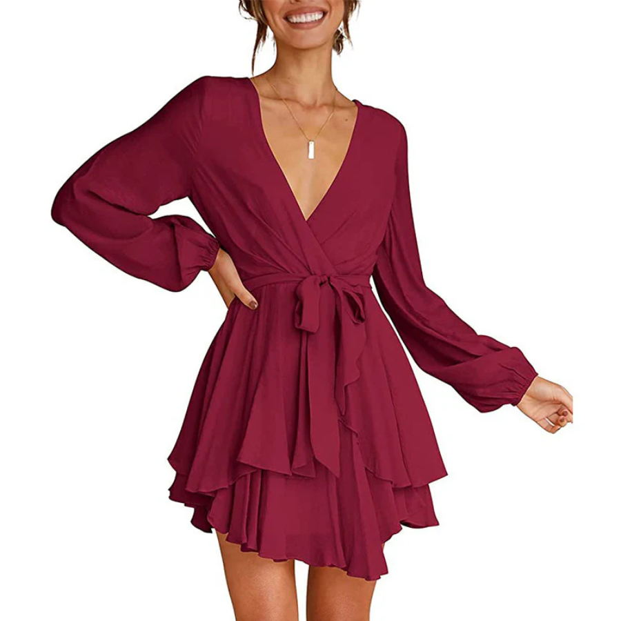 Natalia® | Summer Wrap Mini Dress