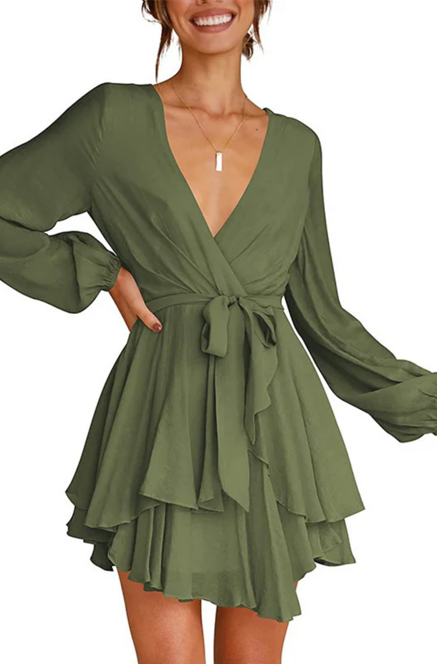 Natalia® | Summer Wrap Mini Dress