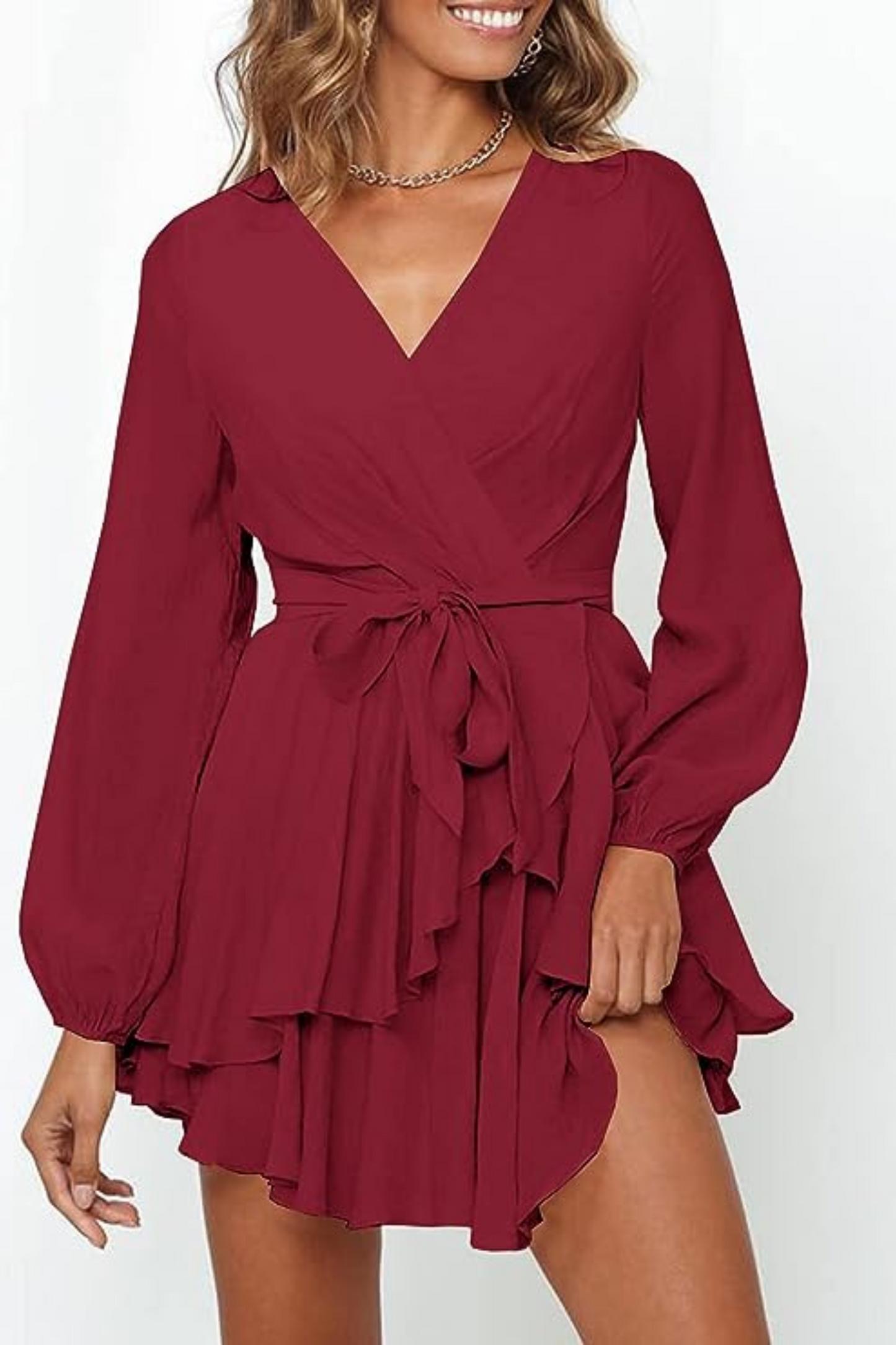 Natalia® | Summer Wrap Mini Dress
