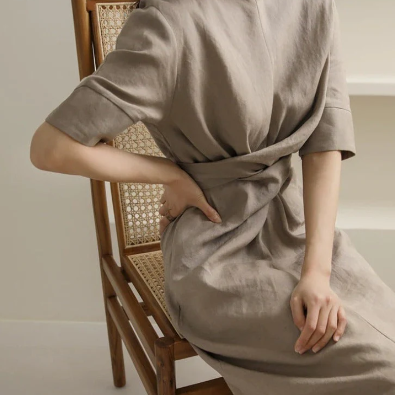 Zulema® | Long Wrap Dress Midi