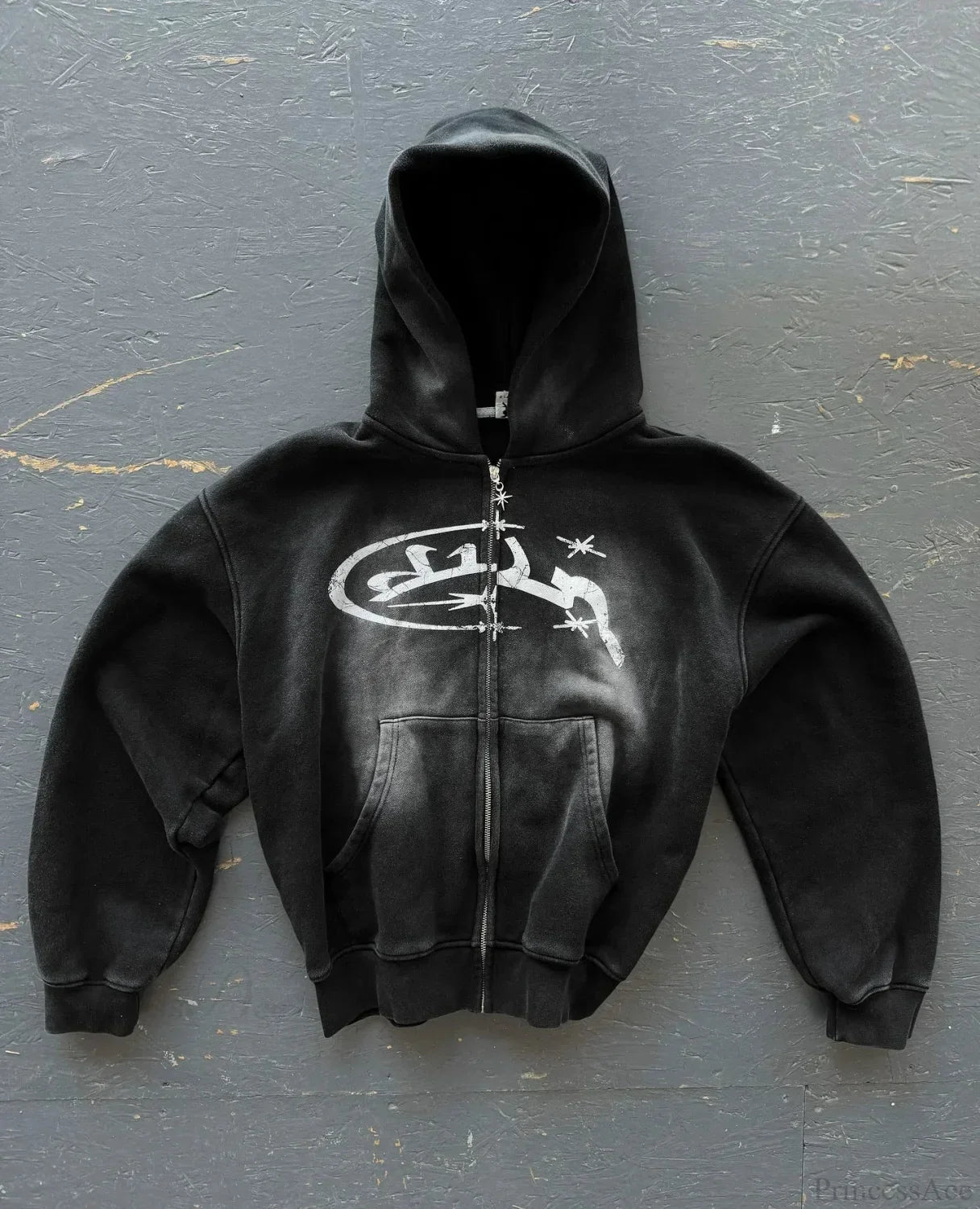 Dark Embroidered Cleansing Sweatshirt