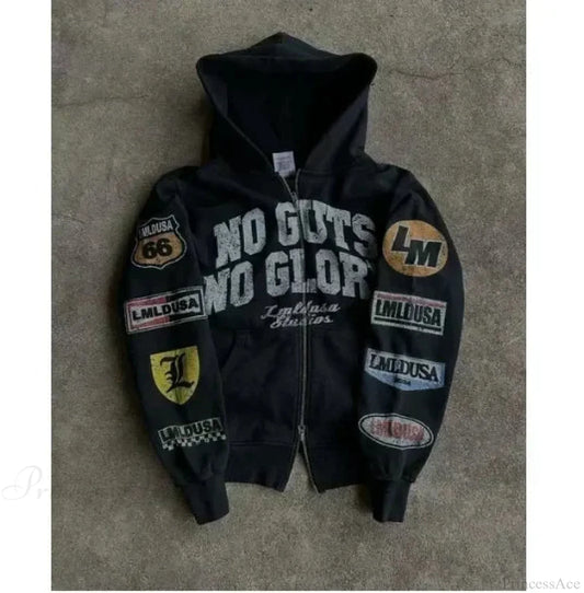 Dark Star Patch Huge Hoodie