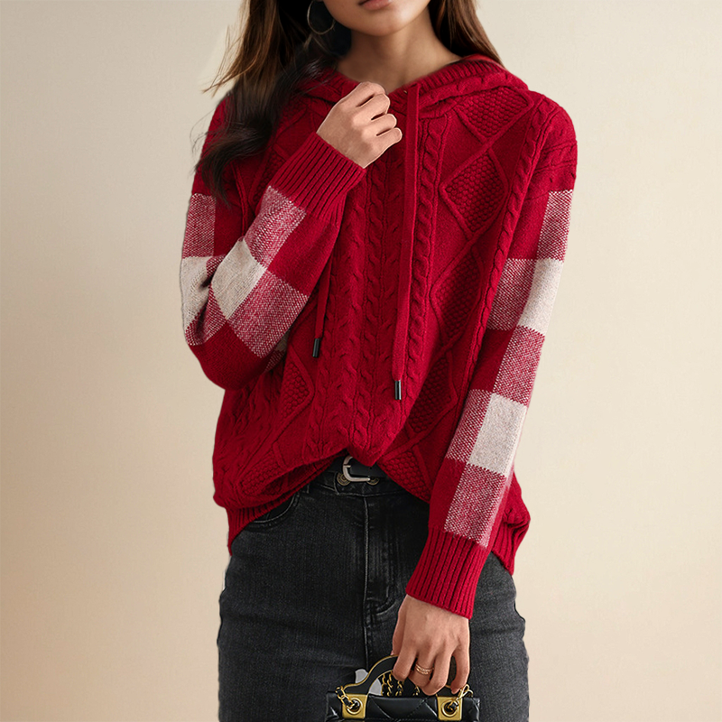 Aranza | Jacquard hoodie