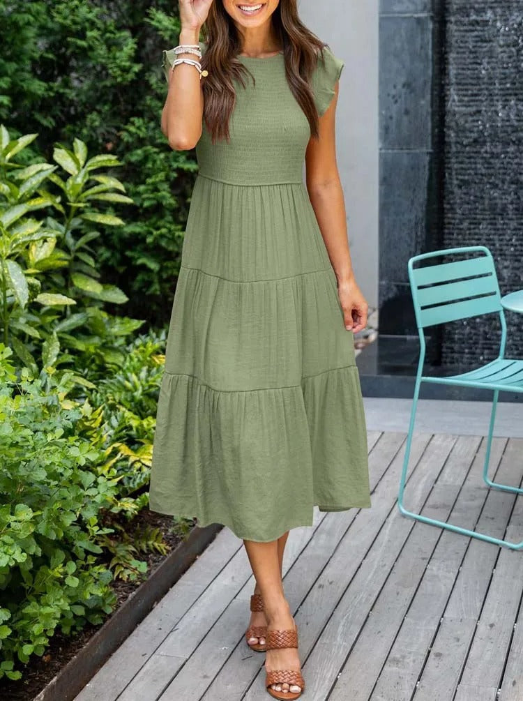 Ronja | Effortless Stylish Flowy Layered Dress