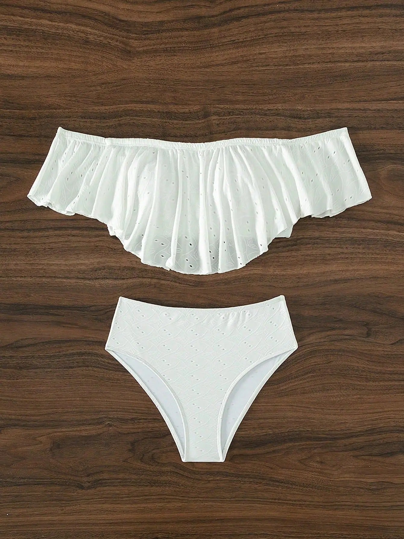 Hayley® | Off-Shoulder High Waist Swimsuit